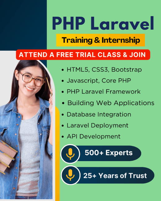 Php Laravel Training in Fujairah