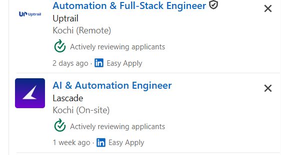 AI Automation with n8n & Make.com internship jobs in Ajman