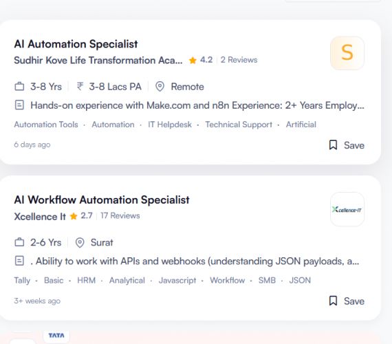 AI WhatsApp Automation internship jobs in Muscat