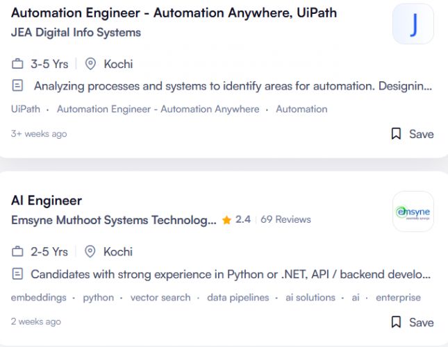 AI Workflow Automation internship jobs in Sohar