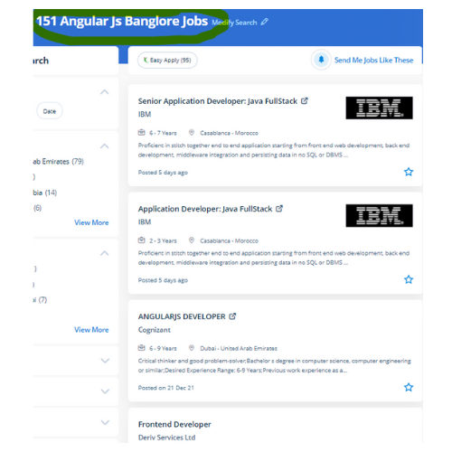 Angular JS internship jobs in Abu Dhabi