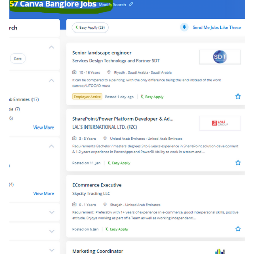 Canva internship jobs in Abu Dhabi