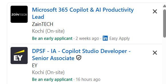 Microsoft Copilot & AI Productivity internship jobs in Dubai