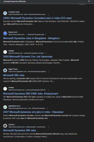 Microsoft Dynamics 365 internship jobs in Uae