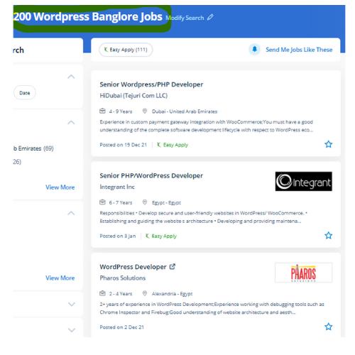 Wordpress internship jobs in Ajman